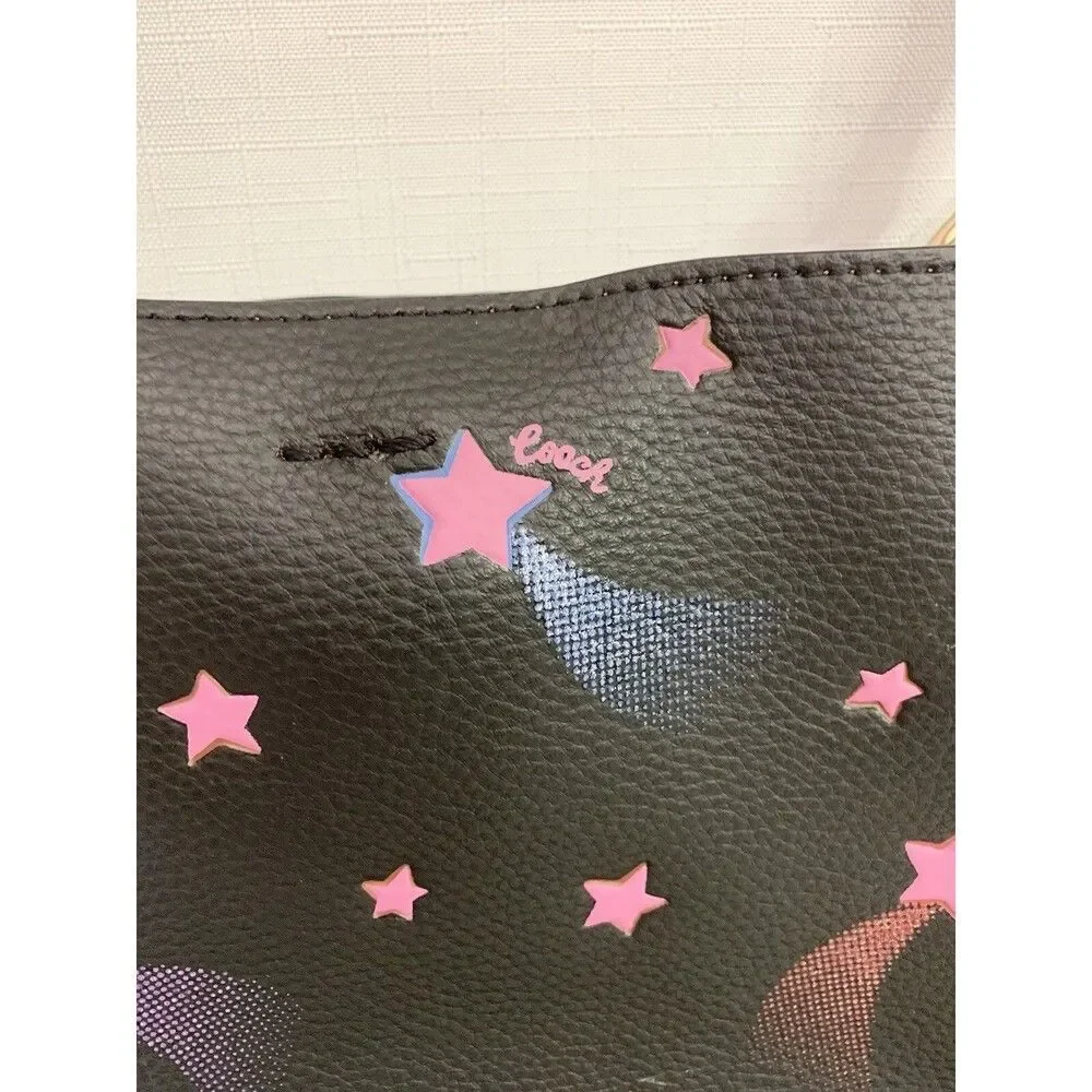 Coach Small Town Bucket Bag Shoulder Bag Leather Shooting Stars M2181 C7245 - Picture 6 of 11